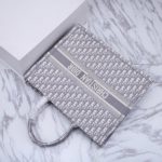 Christian Dior Large Dior Book Tote Gray, For Women, Women’s Handbags 16.5in/42cm CD M1286ZRIW_M932