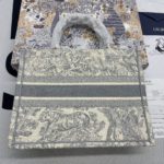 Christian Dior Large Dior Book Tote Gray Multicolor, For Women, Women’s Handbags 16.5in/42cm CD