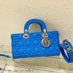 Christian Dior Lady D-Joy Bag Blue, For Women, Women’s Handbags 26cm/10in CD