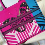 Christian Dior Large Dior Book Tote Pink And Blue, For Women, Women’s Handbags 16.5in/42cm CD