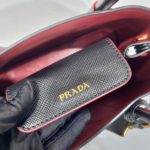 Prada Double Saffiano Mini Bag Black For Women, Women's Bags 9.8in/25cm 1BG443_2A4A_F0LJ4_V_XOO