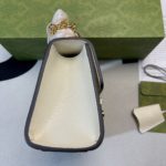 Gucci Padlock Small Gucci Strawberry Shoulder Bag White For Women, Women's Bags 7.9in/20cm GG