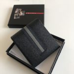 Prada Saffiano Wallet Black For Women, Women's Wallets 4.5in/11cm