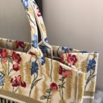 Christian Dior Large Dior Book Tote White Multicolor, For Women, Women’s Handbags 16.5in/42cm CD