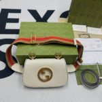 Gucci Blondie Mini Bag White For Women, Women's Bags 8.7in/22cm GG‎ ‎698643 UXXAG 9161