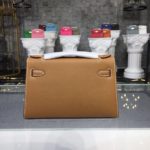 Hermes Mini Kelly KP Pochette Gold For Women Gold Toned Hardware 8.7in/22cm