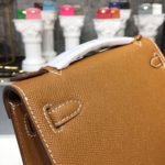 Hermes Mini Kelly KP Pochette Gold For Women Gold Toned Hardware 8.7in/22cm