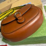 Gucci Aria Shoulder Bag Brown For Women, Women's Bags 10.2in/25cm GG
