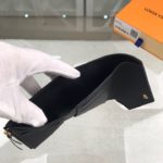 Louis Vuitton Victorine Wallet Monogram Empreinte Black For Women, Women's Wallets 4.7in/12cm LV M64060