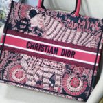 Christian Dior Large Dior Book Tote Pink Multicolor, For Women, Women’s Handbags 16.5in/42cm CD