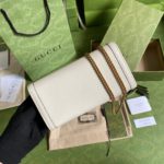 Gucci Diana Chain Wallet With Bamboo White For Women, Women's Bags 7.4in/19cm GG 658243 17Q0T 9022