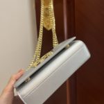 Dolce & Gabbana Polished 3.5 Phone Bag Silver For Women 7.3in/19cm DG