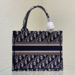 Christian Dior Small Dior Book Tote Blue, For Women, Women’s Handbags 26.5cm/10.5in CD M1265ZRIW_M928
