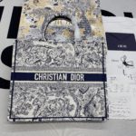 Christian Dior Large Dior Book Tote Blue Multicolor, For Women, Women’s Handbags 16.5in/42cm CD