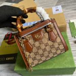 Gucci Diana Mini Tote Bag Beige For Women, Women's Bags 7.9in/20cm GG