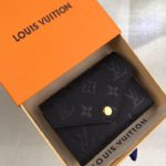 Louis Vuitton Victorine Wallet Monogram Empreinte Black For Women, Women's Wallets 4.7in/12cm LV M64060