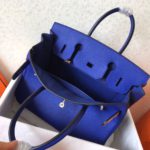 Hermes Birkin Electric Blue 7T For Women Gold Toned Hardware 11.8in/30cm