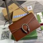 Gucci Dionysus Shoulder Bag Red For Women, Women's Bags 11in/28cm GG 400249 CAOGX 8990