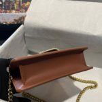 Dolce & Gabbana Small Devotion Bag In Plain Brown For Women 7.5in/19cm DG