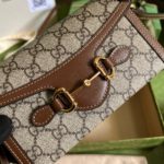 Gucci Horsebit 1955 Mini Bag Beige For Women, Women's Bags 7.1in/18cm GG ‎‎‎699296 92TCG 8563