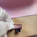 Gucci Padlock GG Small amboo Strawberry Shoulder Bag Beige For Women, Women's Bags 9.5in/24cm GG