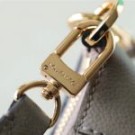 Louis Vuitton Bagatelle Monogram Empreinte Tourterelle Gray / Creme Beige For Women, Women's Handbags, Shoulder And Crossbody Bags 22cm/8.7in LV M46112