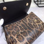 Dolce & Gabbana Leopard Print Medium Sicily Top Handle Bag Muticolour For Women 9.8in/25cm DG