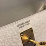 Hermes Mini Kelly Craie For Women Gold-Toned Hardware 7.5in/19cm