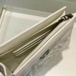 Christian Dior Caro Zipped Pouch With Chain White, For Women, Women’s Handbags 7.5in/19cm CD