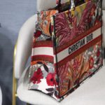 Christian Dior Large Dior Book Tote Red Multicolor, For Women, Women’s Handbags 16.5in/42cm CD