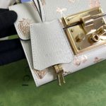 Gucci Padlock Small Gucci Strawberry Shoulder Bag White For Women, Women's Bags 7.9in/20cm GG