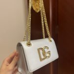 Dolce & Gabbana Polished 3.5 Phone Bag Silver For Women 7.3in/19cm DG