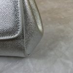 Dolce & Gabbana Medium Sicily Handbag In Dauphine Silver For Women 10.2in/26cm DG