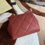 Dolce & Gabbana Medium Sicily Bag In Quilted Burgundy For Women 10.2in/26cm DG 