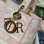 Christian Dior Medium Lady D-Lite Bag Pink, For Women, Women’s Handbags 24cm/9.5in CD M0565OTDT_M912