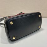 Prada Double Saffiano Mini Bag Black For Women, Women's Bags 9.8in/25cm 1BG443_2A4A_F0LJ4_V_XOO