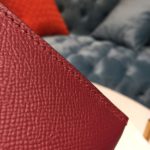 Hermes Mini Kelly Burgundy For Women Gold Toned Hardware 7.5in/19cm