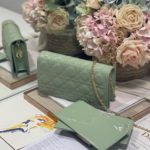 Christian Dior Lady Dior Pouch Seafoam, For Women, Women’s Handbags 8.5in/21.5cm CD
