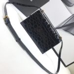 Saint Laurent Cassandra Small Crossbody Bag With Stone Print Black For Women 7.4in/19cm YSL