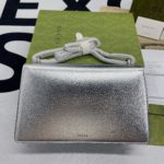 Gucci Dionysus Small Shoulder Bag Silver For Women, Women's Bags 10in/26cm GG 499623 1TRBN 8173