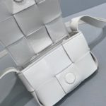 Bottega Veneta Candy Cassette White, For Women, Women's Bags 4.7in/12cm 666688VMAY19009