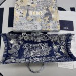Christian Dior Large Dior Book Tote Blue Multicolor, For Women, Women’s Handbags 16.5in/42cm CD M1286ZRGO_M928