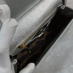 Dolce & Gabbana Medium Sicily Handbag In Dauphine Silver For Women 10.2in/26cm DG
