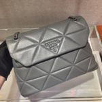 Prada Large Nappa Spectrum Bag Grey For Women, Women's Bags 10.6in/27cm 1BD231_WDF0_F0LU5_V_OOO