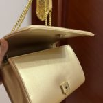 Dolce & Gabbana Large Devotion Bag In Quilted Nappa Gold For Women 10in/26cm DG