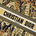 Christian Dior Large Dior Book Tote Yellow Multicolor, For Women, Women’s Handbags 16.5in/42cm CD