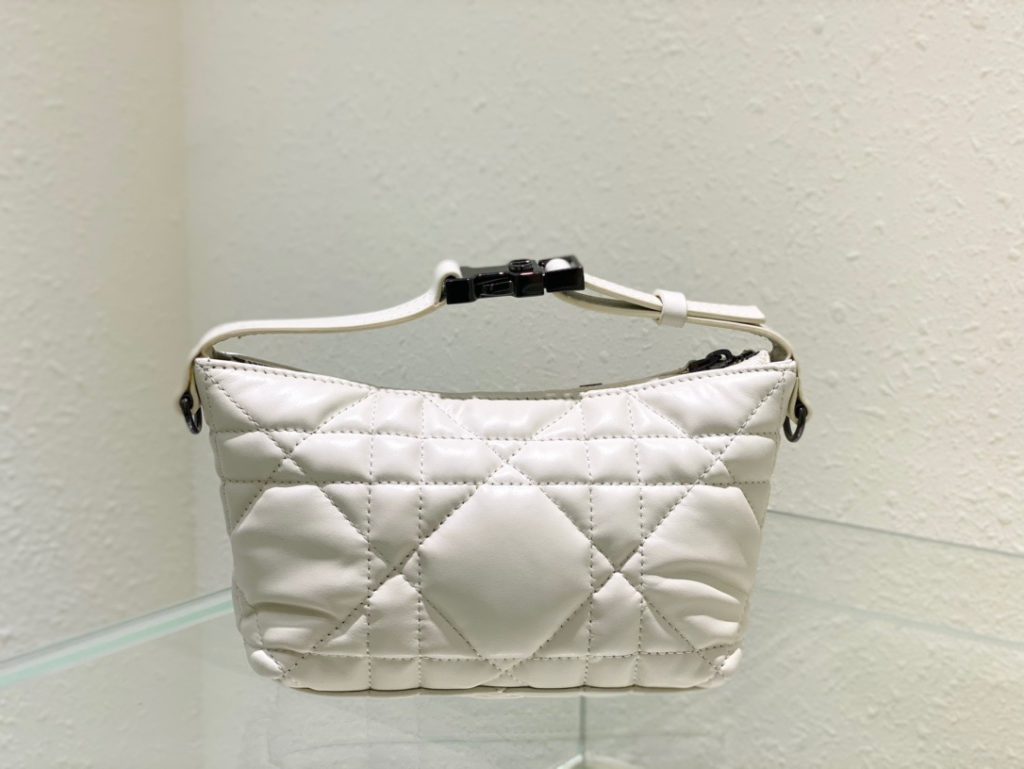 Christian Dior Small DiorTravel Nomad Pouch White, For Women, Women’s Handbags 6in/15cm CD S5553BMIG_M030