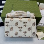 Gucci Padlock Small Gucci Strawberry Shoulder Bag White For Women, Women's Bags 7.9in/20cm GG