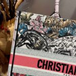 Christian Dior Large Dior Book Tote Red Multicolor, For Women, Women’s Handbags 16.5in/42cm CD
