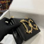 Dolce & Gabbana Nappa DG Girls Shoulder Bag Black For Women 8.3in/21cm DG  BB6498AZ80180999